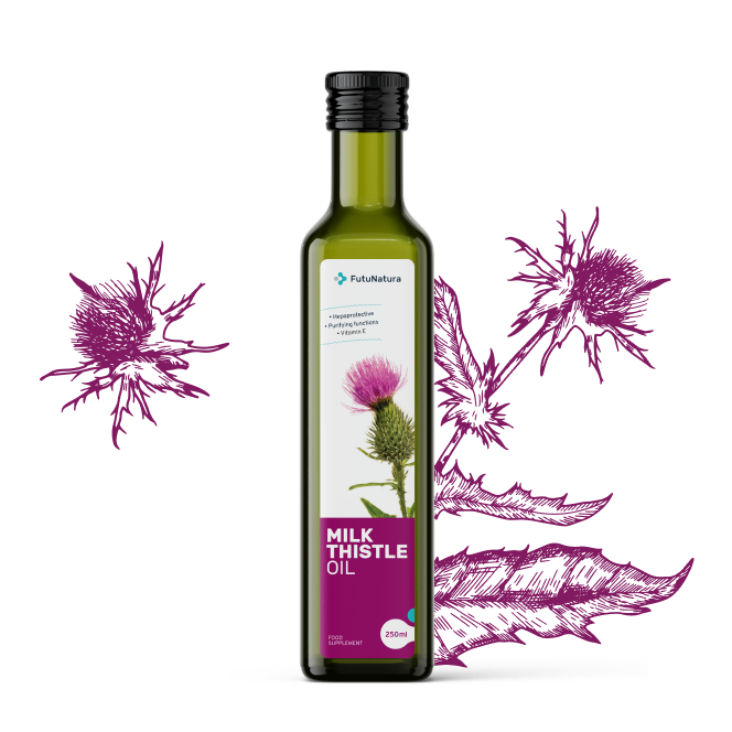 100% olej z ostropestřce mariánského