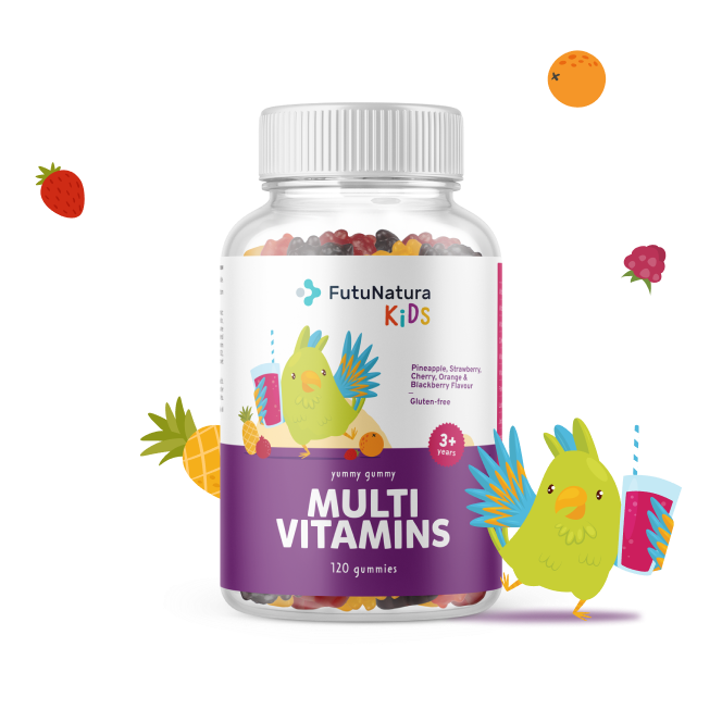 MULTI VITAMINS – Gumové bonbony pro děti s multivitamíny