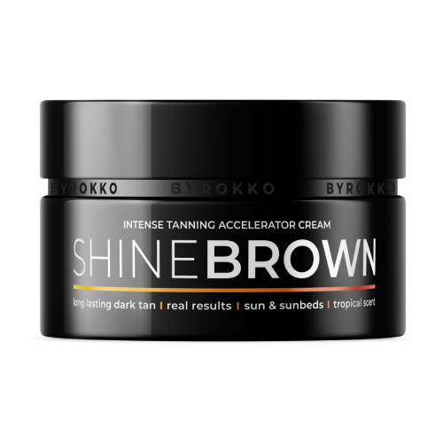 Shine Brown krém pro rychlejší opálení.