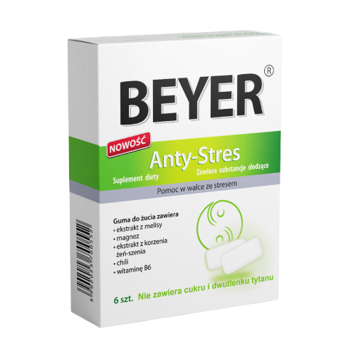 Žvýkačky na uvolnění, 6 žvýkaček