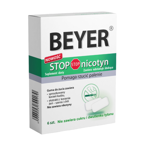 Stop Nikotin - žvýkačky, 6 žvýkaček