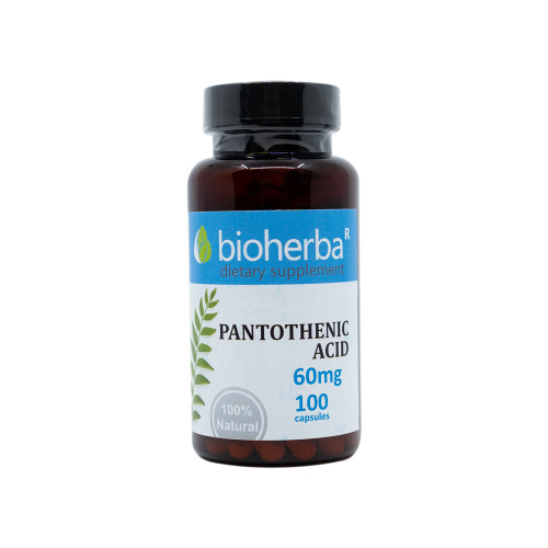 Vitamín B5 (kyselina pantothenová) 60 mg, 100 kapslí