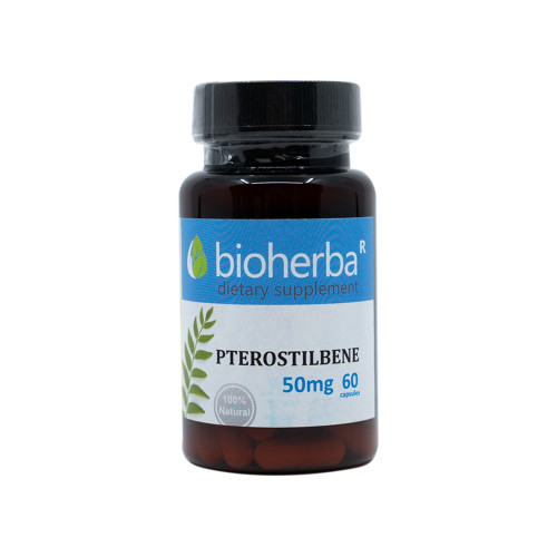 Pterostilben 50 mg, 60 kapslí