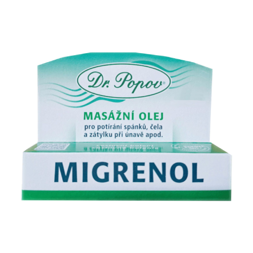 Migrenol roll-on masážní olej, 6 ml