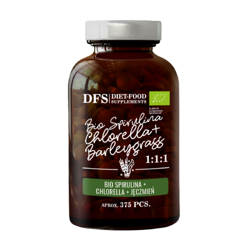 BIO Spirulina + chlorella + mladý ječmen