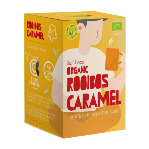 BIO bylinný čaj Rooibos s karamelem, 20 x 1,5 g