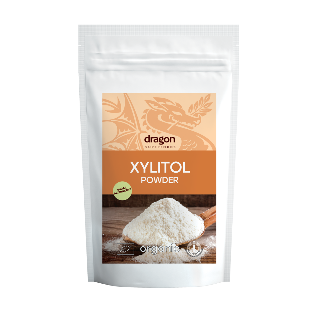 Xylitol ve formě prášku.