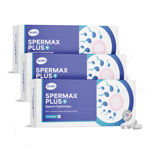 3x SpermaX Plus – podpora spermatu, dohromady 180 kapslí