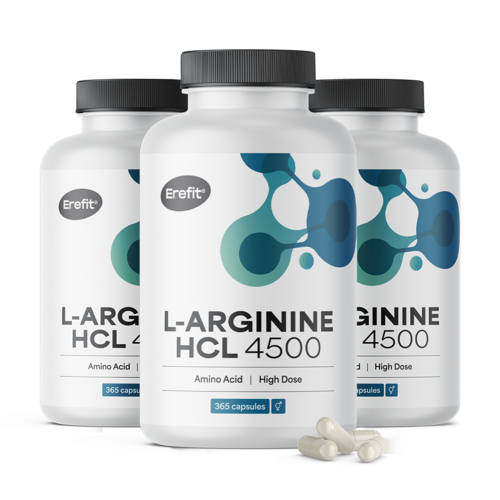 L-arginin HCL 4500 mg v kapsulah