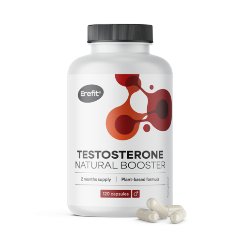 Testosterone – Natural Booster, 120 kapslí