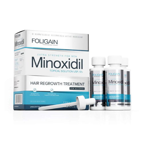 Minoxidil 5 % sérum pro muže – s nízkým obsahem alkoholu, 180 ml