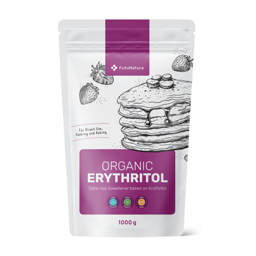 BIO Erythritol, přírodní sladidlo, 1000 g