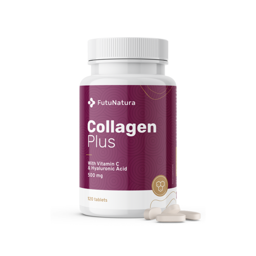 Kolagen + vitamín C + kyselina hyaluronová, 120 tablet