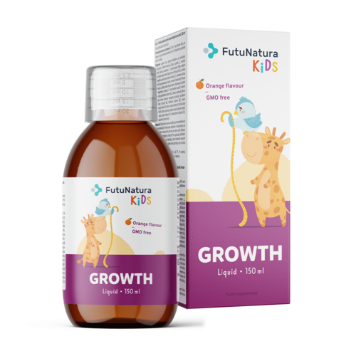 GROWTH – Tekutý doplněk stravy pro děti v období růstu, 150 ml