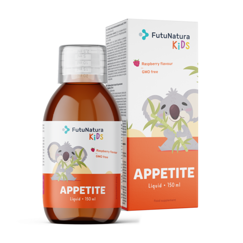 APPETITE – Tekutý doplněk stravy pro děti na podporu apetitu, 150 ml