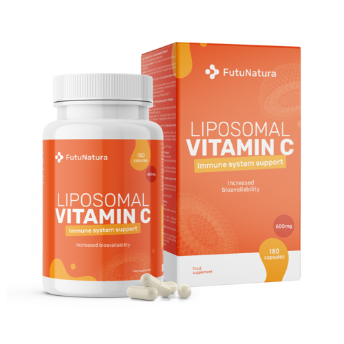 Lipozomální vitamín C 1200 mg, 180 kapslí