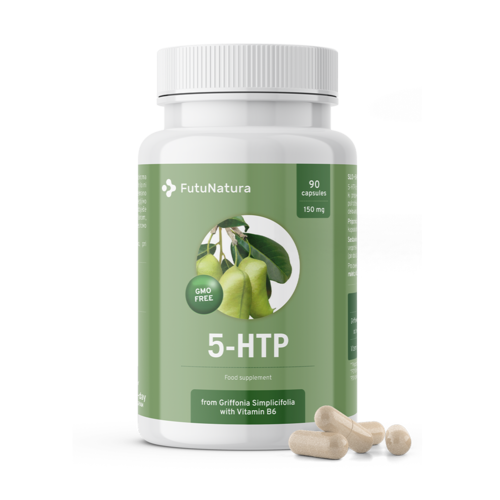 5-HTP 150 mg - Griffonia Simplicifolia, 90 kapslí