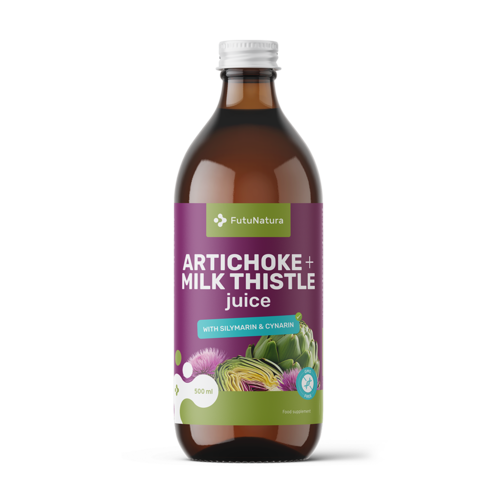 Šťáva s artyčokem a ostropestřcem, 500 ml