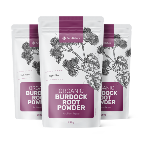 3x BIO Lopuch – kořen v prášku, dohromady 750 g
