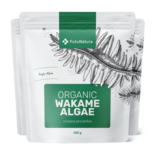 3x BIO Wakame řasy, dohromady 300 g