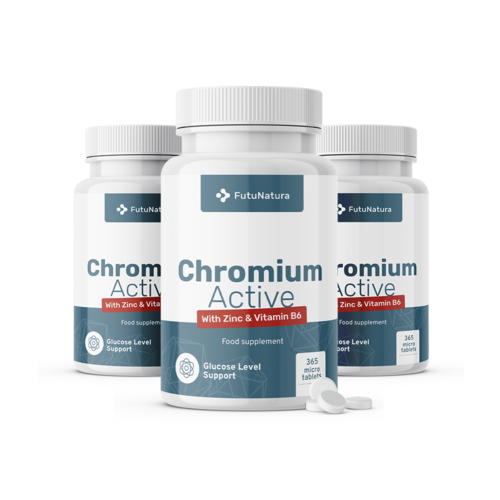3x Chrom Active, dohromady 1095 mikrotablet