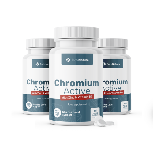 3x Chrom Active, dohromady 1095 mikrotablet