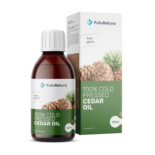100% cedrový olej, 100 ml