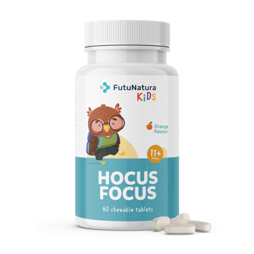 HOCUS FOCUS pro děti, 60 žvýkacích tablet