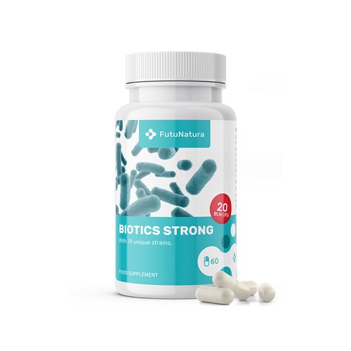 Probiotika a prebiotika Biotics Strong