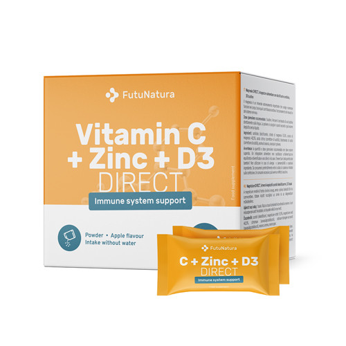 Vitamín C + zinek + D3 v sáčcích
