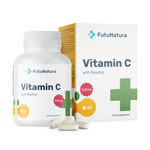 Vitamín C s šípkem, 50 tablet