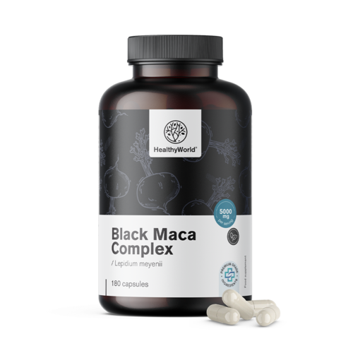 Černá maca komplex 5000 mg, 180 kapslí