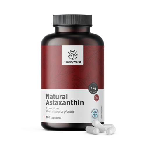 Přírodní astaxanthin 8 mg ve formě kapslí
