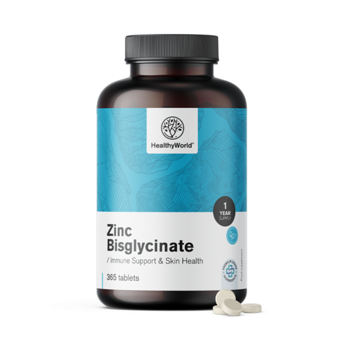 Bisglycinát zinku 15 mg, 365 tablet