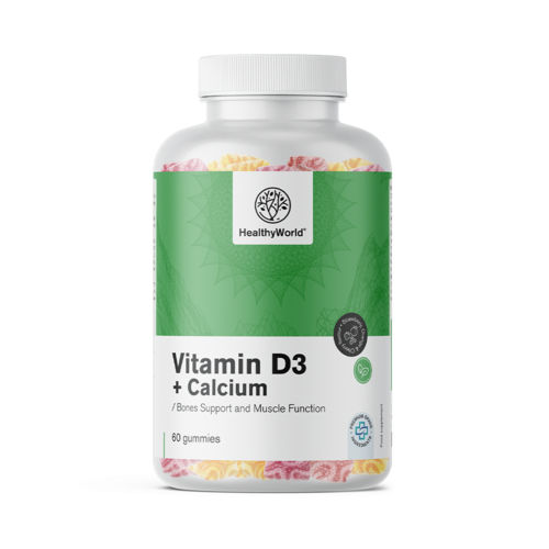 Vitamin D3 + Kalcium v želé bonbonech