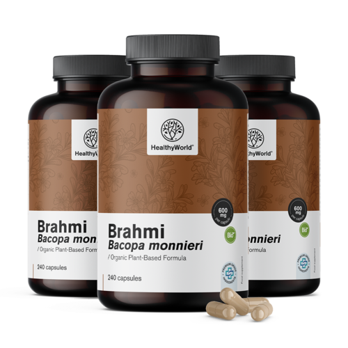 3x Brahmi 600 mg, dohromady 720 kapslí