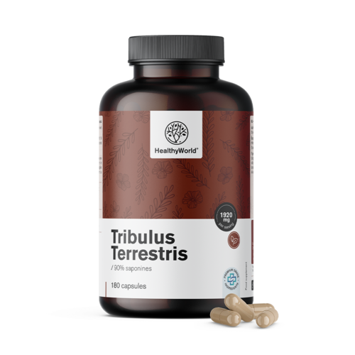 Kotvičník zemní – Tribulus 1920 mg, 180 kapslí