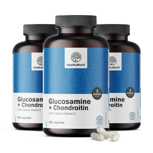 3x Glukosamin + chondroitin, dohromady 540 kapslí