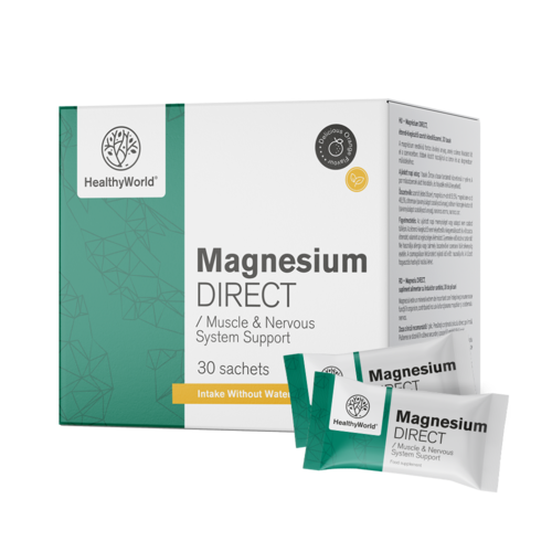 Magnézium DIRECT 400 mg, 30 sáčků