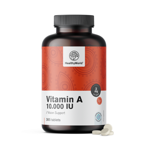 Vitamín A 10 000 m.j., 365 tablet
