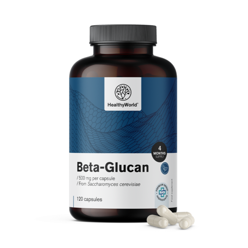 Betaglukan 500 mg, 120 kapslí