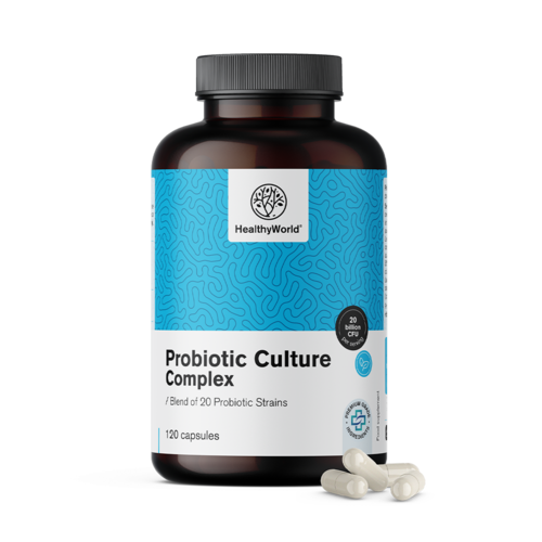 Probiotic Culture - komplex mikrobiologických kultur, 120 kapslí