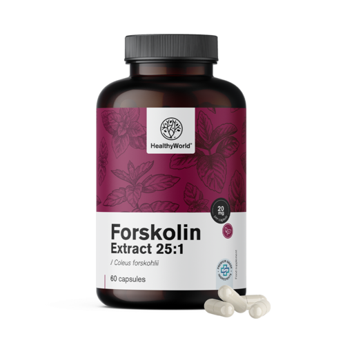 Forskolin - z výtažku kopřivy indické 20 mg, 60 kapslí