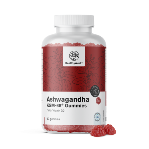 Ašvaganda KSM-66 300 mg, 60 gumových bonbonů