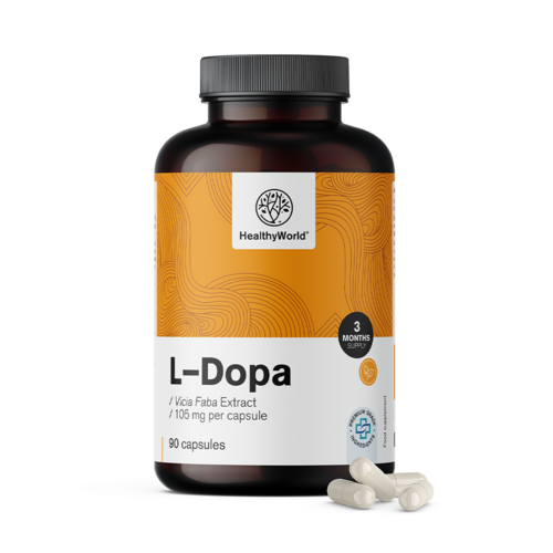 L-dopa 105 mg - z extraktu bobu