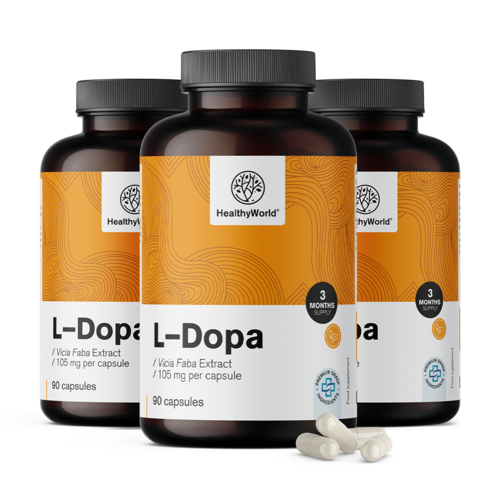 L-dopa 105 mg – iz izvlečka boba