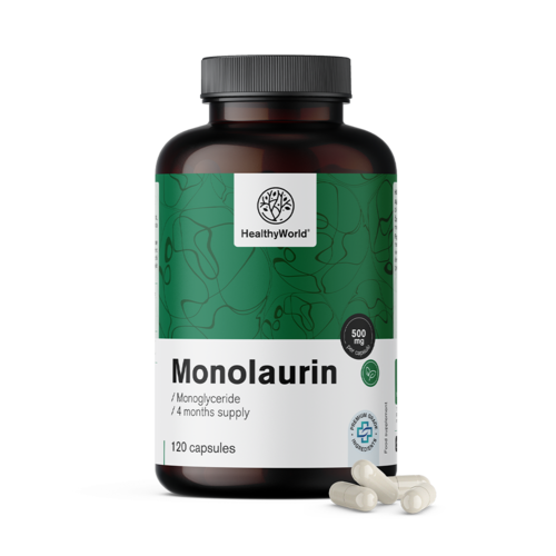 Monolaurin 500 mg, 120 kapslí