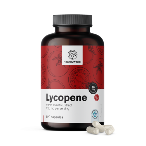 Lykopen 10 mg - z výtažku z rajčat, 120 kapslí