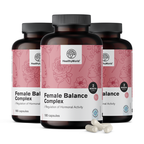 3x Female balance - komplex pro ženy, dohromady 540 kapslí