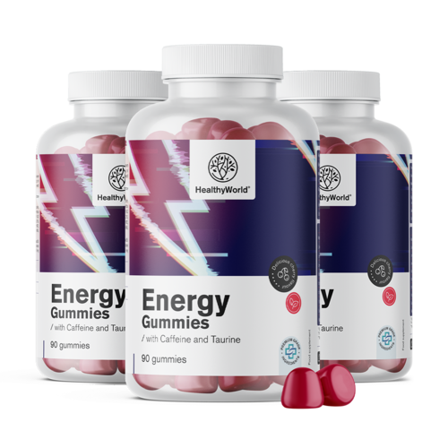 3x Energy – Gumové bonbony na zvýšení energie, dohromady 270 gumových bonbonů